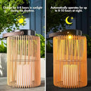 Solar Lanterns for Outdoor Waterproof, ZBLUXBZ Outdoor Table Lamp for Outside Hanging Solar Lights, LED Garden Cordless Lights Perfect for Patio and Pathway Lighting (11-inch Height, Yellow) by GreenHaven Gardens
