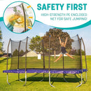 Skywalker Trampolines 9FT 14FT 15FT Trampoline with Enclosure, Spring Pad Cover, Heavy Duty Jump Mat, ASTM Approved Outdoor Trampoline for Kids & Teens by TinyTreasures Baby Boutique