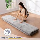 MAXYOYO 1.2" Thick Baby Play Mat for Floor, 59"x 78" Foldable Playpen Mat, Tummy Time Foam Mats Ultra Soft Support, Padded Carpet with Non-Slip Backing for Infant,Kids and Toddler Crawling, Grey by TinyTreasures Baby Boutique
