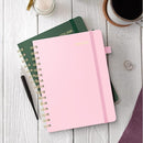 Planner 2025-2026 Weekly and Monthly, July 2025 - June 2026, Hardcover Spiral Bound with Tabs, Inner Pocket, A5 (6.3"x8.5") - Ideal for Teachers, Students & Professionals, Pink by TinyTreasures Baby Boutique