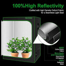 MELONFARM Small Grow Tent for Aerogarden，30”x18”x36” ，Hydroponics Growing System ，Highly Reflective 600D Diamond Mylar Canvas with Ventilation window and Floor Tray for Hydroponic Indoor Plant Growing by GreenHaven Gardens