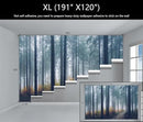 WFBHUA-Dark Forest Tree Wallpaper Mural Nursery Woodland Natural Landscapes Wall Murals for Bedroom Living Room(Not Peel and Stick) by CozyNest Decor