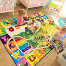 7x10 Playroom Rugs for Kids Washable, Educational and Fun Playmat with ABC Alphabet Animals Shapes Colors, Non-Slip Play Mat Learning Rugs for Baby Toddler Children Game Activity by CozyNest Decor