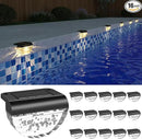16 Pack Solar Deck Lights Outdoor, Solar Step Lights Waterproof for Outside, Yard, Patio, Garden, Pool, Railing, Stairs, Fence (Warm White) by GreenHaven Gardens