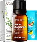 Gya Labs Roman Chamomile Essential Oil for Diffuser - 0.34 Fl Oz - 100% Pure Natural Roman Chamomile Oil for Skin, Hair, Face, Aromatherapy & Candle Making Scent by CozyNest Decor