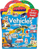 Benresive Reusable Sticker Books for Kids 2-4, Sticker Books for Toddlers 1-3 2-4, Toddler Travel Toys Activities Crafts Gifts - Farm, Space and Vehicle by TinyTreasures Baby Boutique
