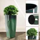 QCQHDU 21 inch Tall Planters for Indoor & Outdoor Plants, 2 Pack Sturdy Plant-Flower-Tree Pots for Front Porch Patio Deck Living Room Decor by GreenHaven Gardens