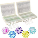 Prolee 200 Packs Microscope Slides, 100 Plants & 100 Animal Tissues Includes Labels and Case for Biological Science Education by TinyTreasures Baby Boutique