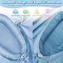 Baby Lounger - Baby Lounger for Newborn 0-24 Months, Breathable & Soft Cotton and Velvet Cover Baby Nest, Portable Tummy Time Lounger for Home and Travel, Ideal Baby Essentials & Shower Gifts by TinyTreasures Baby Boutique