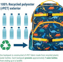 Wildkin ECO rPET 15-inch Kids Backpack – Sustainable, Padded, Adjustable – Jurassic Dinosaurs by TinyTreasures Baby Boutique