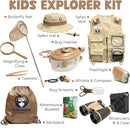 Kids Bug Catching Kit - Complete Explorer Kit with Safari Vest, Hat & More - Cute Dress-Up Safari Costume, or Zoo Keeper - Outdoor Explorer Set & Bug Toys for 3-7 Year Old Boys Girls + Adventure Book by TinyTreasures Baby Boutique