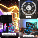 Christmas Projector Lights Outdoor, Motion Laser Star Shower, Bliss Lights with Remote Control, Waterproof, Firefly Decor for Tree Yard Garden Home, Red Green Holiday Party Landscape Decoration (RG) by GreenHaven Gardens