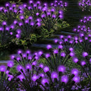 Kohlrabi Solar Garden Lights Outdoor, 4 Pack 40 LED Purple Firefly Lights Waterproof, Sway by Wind, Solar Swaying Light for Yard Patio Backyard Garden Planter Flower Bed Pathway Decoration by GreenHaven Gardens
