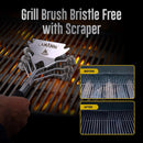 Grill Cleaner and Scraper 18” This BBQ Grill Cleaner Helps You to Scrub Your BBQ Grill Extra Strong BBQ Cleaner Accessories by GreenHaven Gardens
