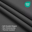 Joydeco Blackout Curtains 96 Inches Long, Thermal Insulated Black Out Curtains 2 Panels Set for Bedroom, Room Darkening Drapes for Living Room Window (W37 x L96 Inch, Dark Grey) by TinyTreasures Baby Boutique