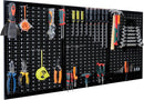 Ultrawall Peg Board Wall Organizer 4 ft. Metal Pegboard Garage Wall Pegboard Tool Storage Kit with Accessories for Garage, 45pcs by GreenHaven Gardens