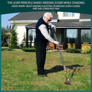 SOMOLUX 52'' Weed Puller Tool Stand-up Weeder with Metal Long Handle/Stainless Steel Claw, Gardening Manual Tool Weed Gripper/Picker/Remover No Bending/Kneeling to Remove Dandelion Form Lawn Patio by GreenHaven Gardens