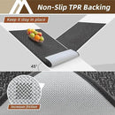 COSY HOMEER-Door-Mat 20" x 32" Non Slip Absorbent Entryway Rugs Dirt Trapper Doormats Washable Entrance Mats Low Pile Welcome Floor Mat for Front Back Door and Entry Mats,Dark Grey by CozyNest Decor