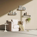 Upgraded Thick Floating Shelves - Multi-Use Wall-Mounted Bookshelves for Kids and Nursery, Ideal for Books, Toys, Spice Rack, Decor - White by CozyNest Decor