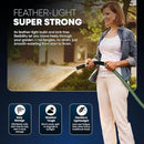 TITAN Flexible Garden Hose 15FT – Ultra Lightweight, Heavy Duty Water Hose with Brass Fittings & Jet Nozzle – Kink-Free, Non-Expanding, Durable Fabric Hose for Yard, Lawn, Car Wash, Outdoor Use by GreenHaven Gardens
