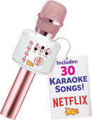Move2Play, Kids Karaoke Microphone | Includes Bluetooth & Pre-Loaded Songs | Birthday Girls Present for All Ages, 2, 3, 4, 5+ Year Old Girls, Boys & Toddlers (Pink) by TinyTreasures Baby Boutique