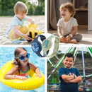 R-fun Waterproof Air Tag Bracelets[2 Pack] Compatible with Apple Air Tag Finders with Cartoon Pattern,Anti Lost GPS Item Finders Case Cover,Green Dinosaur/Blue Shark by TinyTreasures Baby Boutique