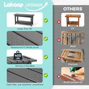 35" Shower Bench, Waterproof Poly Lumber Shower Stool for Shaving Legs, Shower Chair Seat Holds up to 400lbs, Bathroom Bench for Inside Shower, Non-Slip (Grey) by TinyTreasures Baby Boutique
