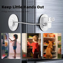 2 Pack Refrigerator Lock with Sticky Adhesive Pads, Child Proof Refrigerator/Fridge/Freezer Door Lock for Toddlers and Kids, Baby Safety Locks for RV Refrigerator, Cabinets and Drawers, Oven (Patent) by TinyTreasures Baby Boutique