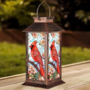 Solar Lantern Outdoor Waterproof Cardinal Garden Decor Birthday Gifts for Women Mom and Grandma Solar LED Plastic Decorative Hanging Light for Yard(Cardinal) by GreenHaven Gardens