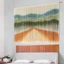 IOWER Macrame Wall Hanging Dip-Dye Chic Home Decor Boho Wall Decor Yarn Wall Art for Nursery, Bedroom, Living Room,Backdrop,57" W X 35" L by CozyNest Decor