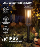 8 Pack Solar Pathway Lights Outdoor IP65 Waterproof Super Brightness Solar Powered Landscape Path Lights for Outside Walkway Driveway Garden by CozyNest Decor