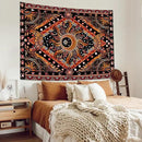 Lunerfex Hippie Sun and Moon Tapestry Bohemian Celestial Tapestry Aesthetic Tapestries for Bedroom and Living Room Decor Sun and Moon 70×90 Inches by CozyNest Decor