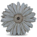 NAT & Jules Gerbera Daisy Flower Shaped Dimensional Indoor Outdoor 12 inch Cast Resin Decorative Garden Stepping Stone, Patio, Walkway Sculpture Yard Art, Stone Grey by CozyNest Decor