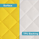 NTBAY 2 Pack Waterproof Mini Crib Mattress Protector, Quilted 24"x38" Fitted Mattress Cover - Machine Washable - Soft and Breathable Baby Mattress Pad Sheet for Mini Crib and Baby Playards, Yellow by TinyTreasures Baby Boutique