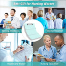 Nursing Clipboard Foldable Clipboard Medical: Edition Cheat Sheets Aluminum 3 Layers Foldable Clipboards Nursing Pocket Size Profile Clip Nurse Clipboards Notepad for Nurses Students and Doctors by TinyTreasures Baby Boutique