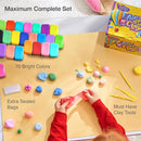 FlyFlag Air Dry Clay - 70 Colors, Ultra Light and Soft, Non-Toxic Modeling Clay for Kids with Tools and Tutorials, for Creative Play and Learning by TinyTreasures Baby Boutique