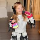 YLL Mini Karaoke Machine for Kids Toys, Portable Bluetooth Speaker with 2 Wireless Microphones, Birthday Gifts for Girls 3, 4, 5, 6, 7, 8, 9, 10, 11, 12+ Years Old Toddler Teens (Hotpink) by TinyTreasures Baby Boutique