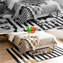 2 Pack Under Bed Storage with Wheels, 36" Lengthen Underbed Storage Containers with Lids, Large Capacity Under Bed Shoe Storage, Metal Clothes Organizer, Storage Box for Clothing Shoes Blankets Sheet by CozyNest Decor