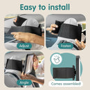 Onco Fixed Headrest Baby Car Mirror - Tesla-Compatible Car Mirror for Baby, 100% Shatterproof & Shake-Proof, Non-Slip with 360° Rotation, Newborn Must Haves by TinyTreasures Baby Boutique
