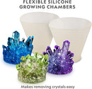 NATIONAL GEOGRAPHIC Mega Crystal Growing Kit for Kids- Grow 8 Crystals with Light-Up Stand, Science Gifts for Kids 8-12, Crystal Making Experiment, Science Kit for Girls and Boys by TinyTreasures Baby Boutique