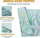 Nautical Coastal Placemats Set of 4 Ocean Coral Starfish Seagrass Beach Theme Table Mat 12x18 Inch Teal Turquoise Blue Summer Linen Fabric Place Mats for Party Kitchen Dining Outdoor Indoor Decor by CozyNest Decor
