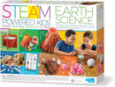 4M - STEAM Earth Science - Educational Science Kits for Kids Ages 5+ with 5 Experiments: Volcano Eruption, Excavate Crystals, Crystal Growing, & More - Hands-On Geology STEM Learning Science for Kids by TinyTreasures Baby Boutique