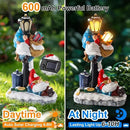 WINTS Solar Garden Gnome,Outdoor Gnome with Solar Lights Decor for Patio,Lawn,Yard,Balcony,Funny Gnomes Gifts for Women,Housewarming,Birthday by CozyNest Decor