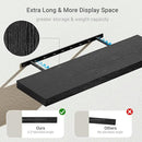 Black Floating Shelves for Wall 10 inch Deep, 36” x 10.3” x 1.8”, Large Wall Shelves for Bedroom, Bathroom, Living Room, Kitchen, Office, Modern Shelf Home Decor with Invisible Bracket by CozyNest Decor