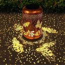 Solar Lanterns Outdoor Butterfly Hanging Lantern Lights, Gardening Gifts for Mom Women Grandma Solar Lights Waterproof LED Mode Change Metal Solar Garden Decor for Patio Yard Lawn Landscape Tabletop by GreenHaven Gardens