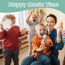 Raimy Musical Instruments Set - Neutral Colors Wooden Montessori Toys Percussion Music Modern Boho Xylophone Birthday Gifts for 1 2 3 Year Old Kids Baby Toddlers Boys Girls 3+ with Storage Bag by TinyTreasures Baby Boutique