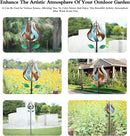 Wind Spinners for Yard and Garden, Wind Spinners Outdoor Metal Large 360 Degrees, Birthday Gifts for Women Family Outdoor Decor(Tulip 75'' x 14'') by GreenHaven Gardens