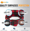 SunnyBay Microwave Heating Pad, Microwavable Heated Neck and Shoulder Wrap, Moist and Weighted Hands-Free Beanbag Pack with Wide Neck Coverage, 2.5 lbs, 26 Inches Long-Length, Made in USA, Buffalo by CozyNest Decor