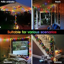 22.9ft 70LED Globe String Lights Outdoor,Crystal Fairy Light IP44 Waterproof Outdoor Hanging Decorative Lights for Home Tent Patio Garden Party Wedding Decor by GreenHaven Gardens