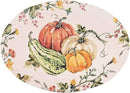 Bico Pumpkin Feast Ceramic 16 inch Oval Platter, Microwave & Dishwasher Safe by CozyNest Decor